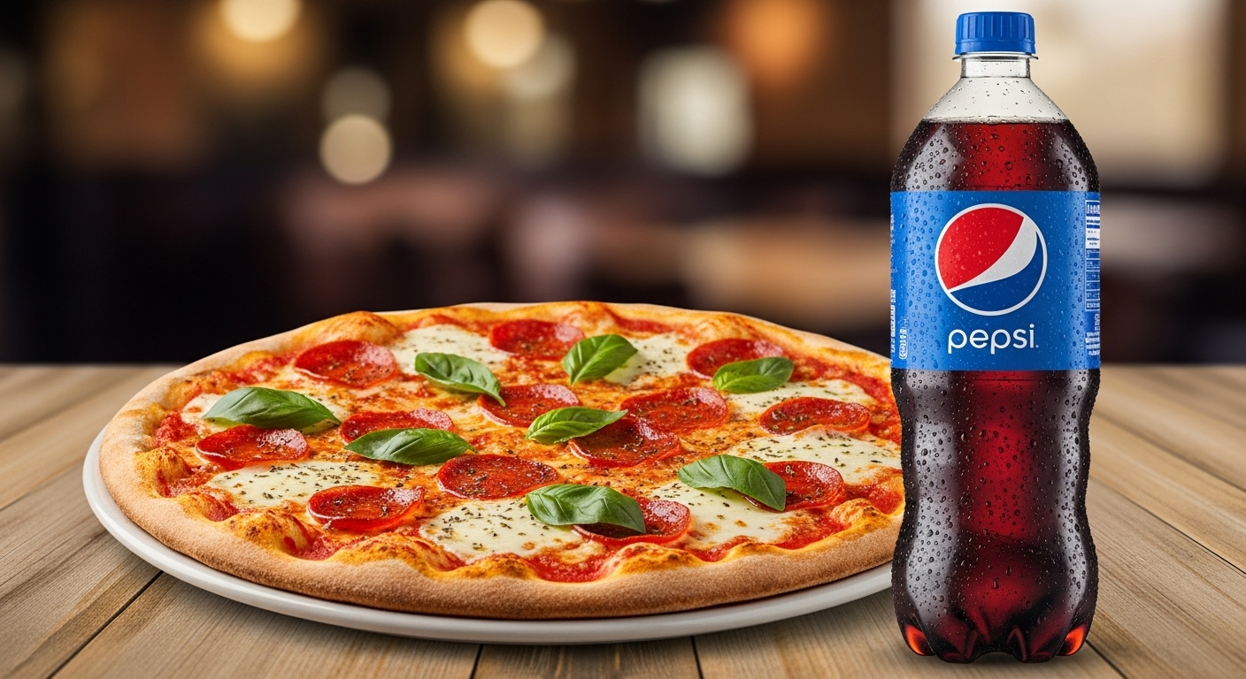 Pizza calabresa + Refri 1L 